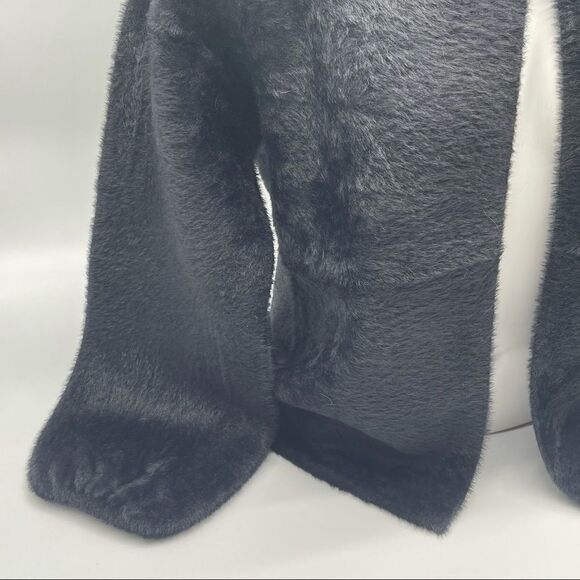 NWT MAX STUDIO Faux Fur Soft Open Cardigan SMALL - Picture 8 of 15